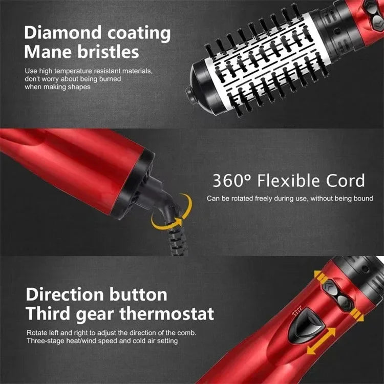 3-in-1 Hair Styling Tool – Volumizer, Straightener & Curler